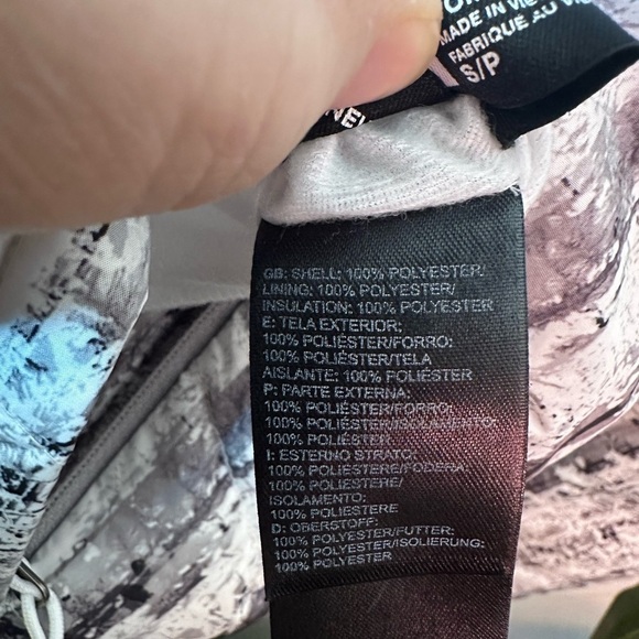 The North Face Reversible Lulea White Tree Bark Jacket Women’s Size Small - Picture 14 of 16